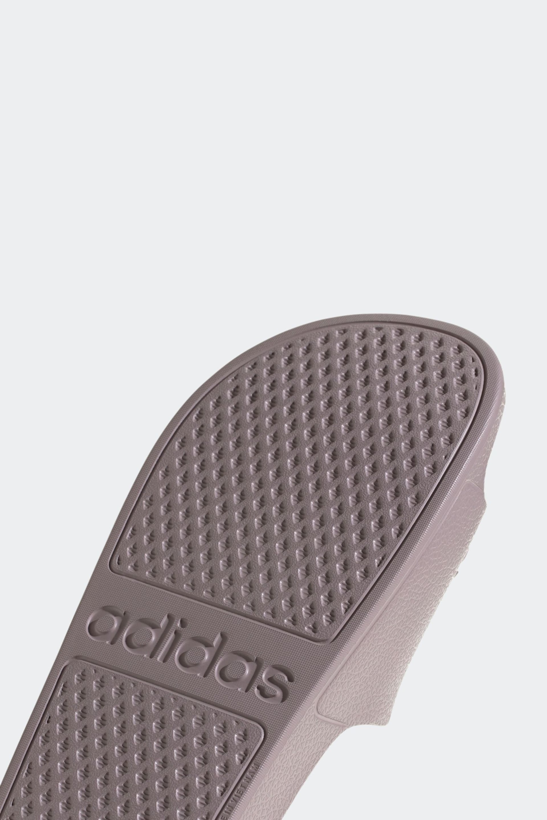 adidas Purple Sportswear Adilette Aqua Slides - Image 9 of 9