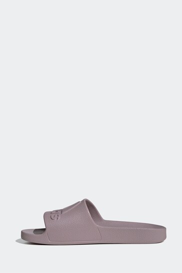 adidas Purple Sportswear Adilette Aqua Slides