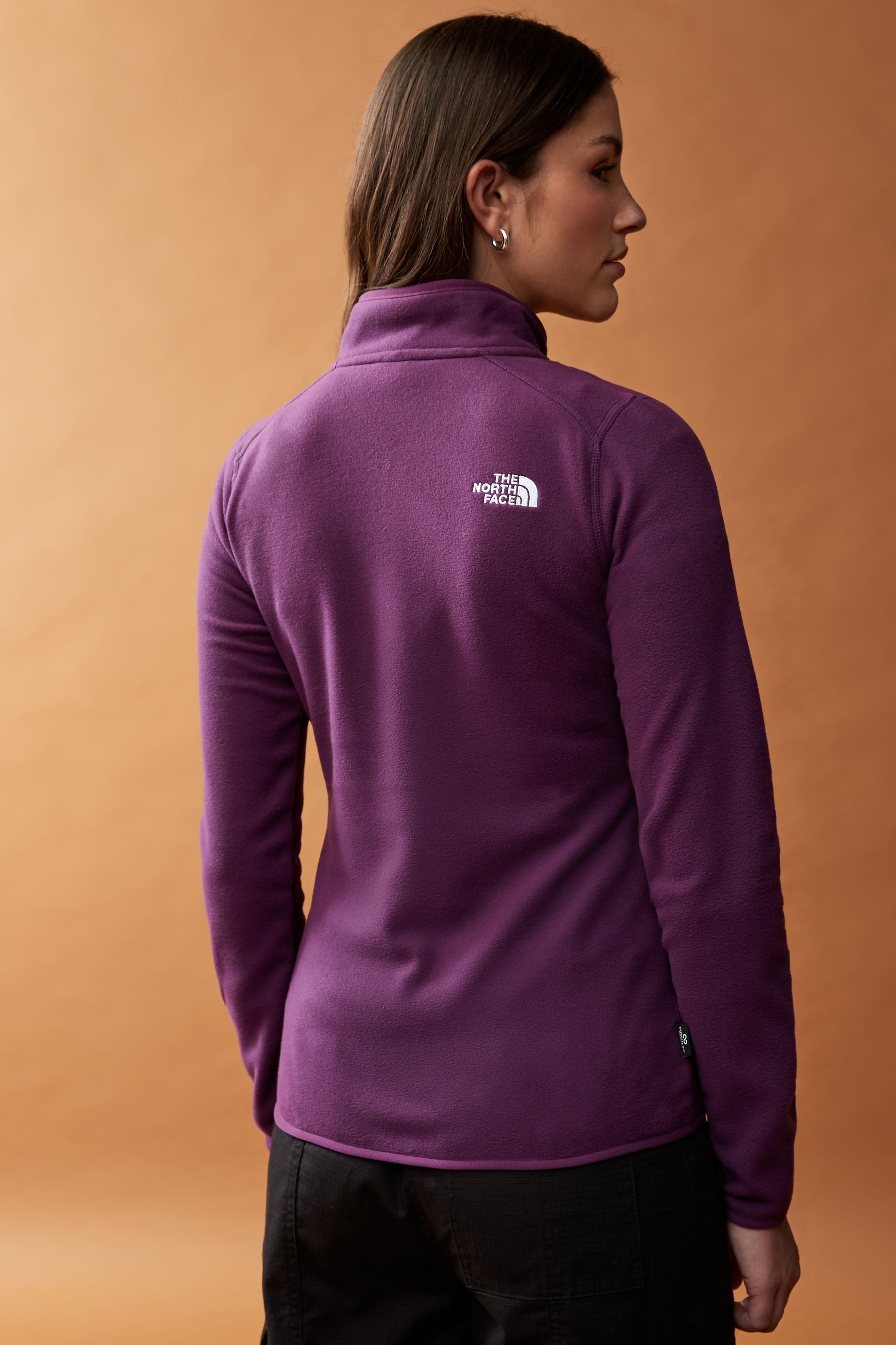 Buy The North Face Purple Womens Glacier 1 4 Zip Fleece from Next Luxembourg