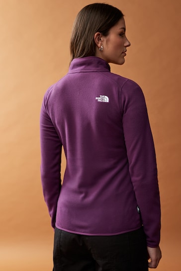 The North Face Purple Womens Glacier 1/4 Zip Fleece