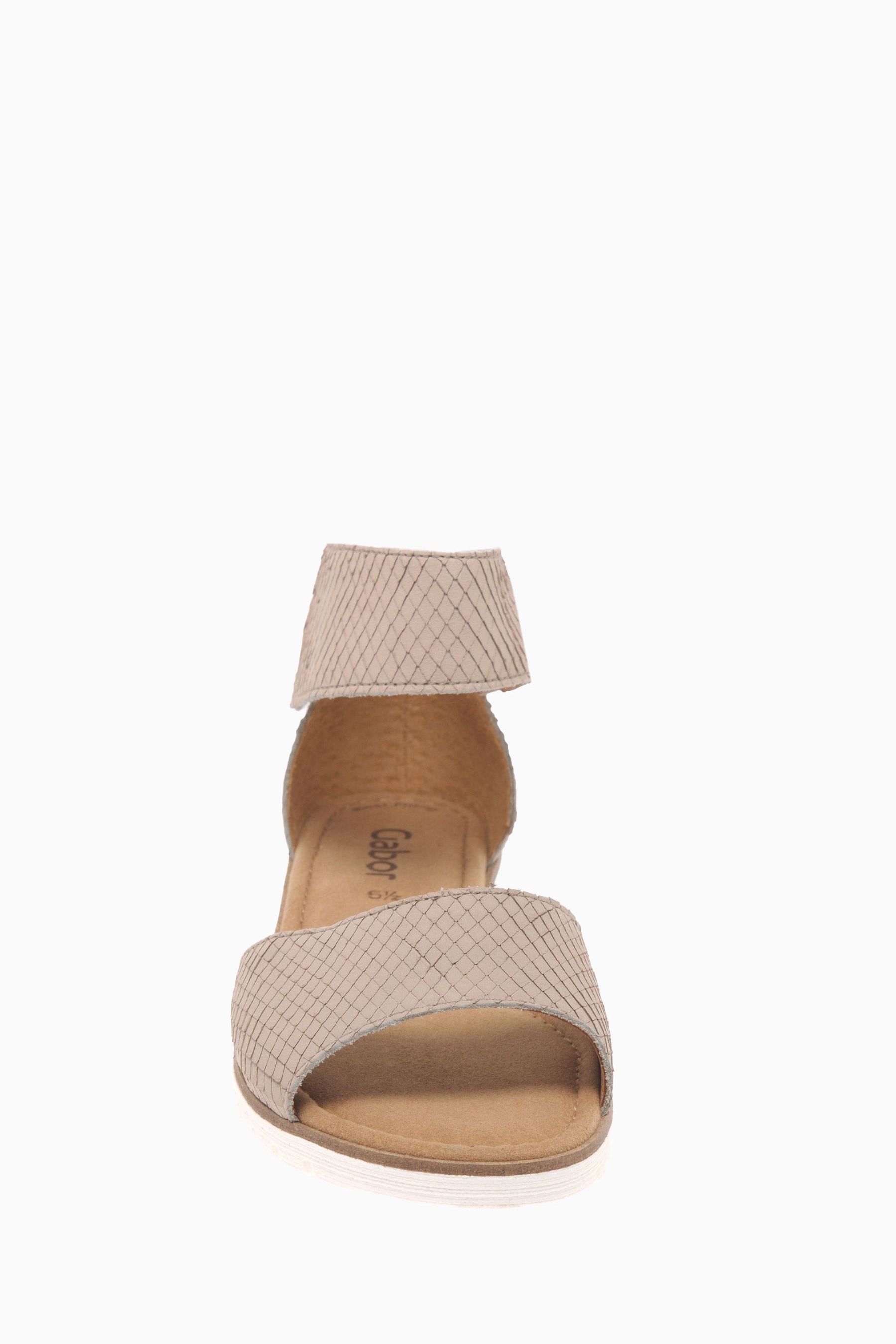 Buy Gabor Wide Fit Geena Silk Cobra Nubuck Sandals from the Next UK online shop