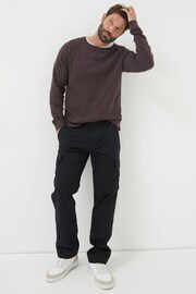 FatFace Black Ripstop Cargo Trousers - Image 3 of 5