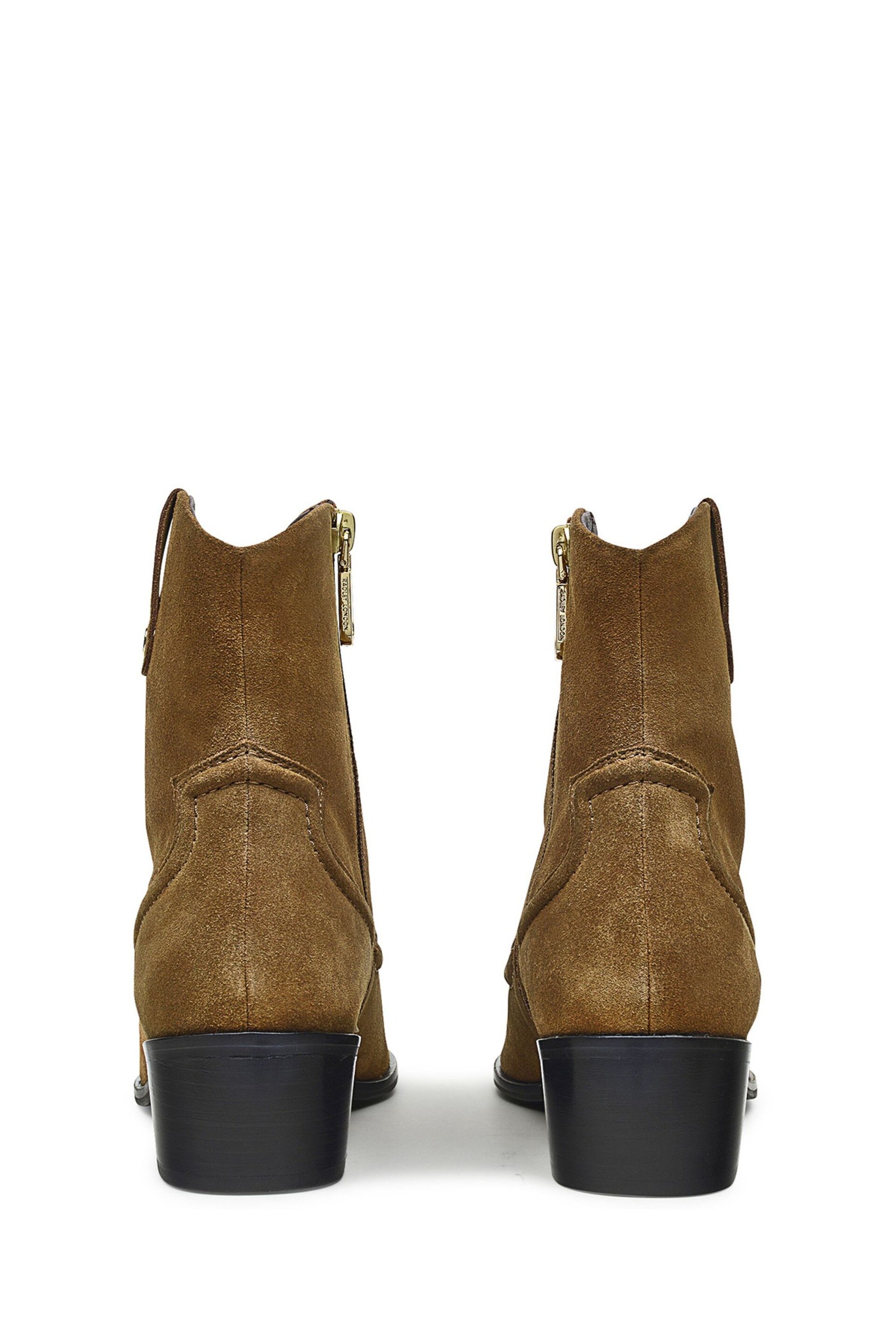 Radley Naturalb London Farrier Walk - Suede Western Boots - Image 2 of 3