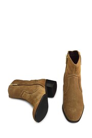 Radley Naturalb London Farrier Walk - Suede Western Boots - Image 3 of 3