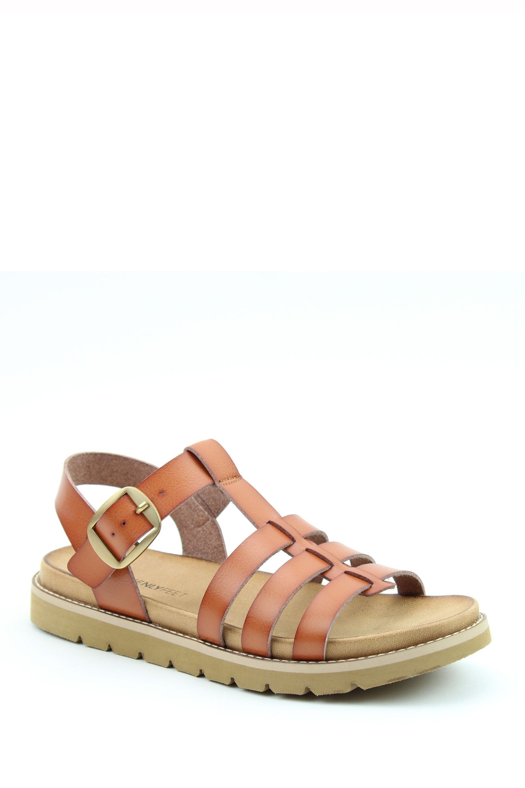Buy Heavenly Feet Ladies Natural Comfort Casual Sandals from the