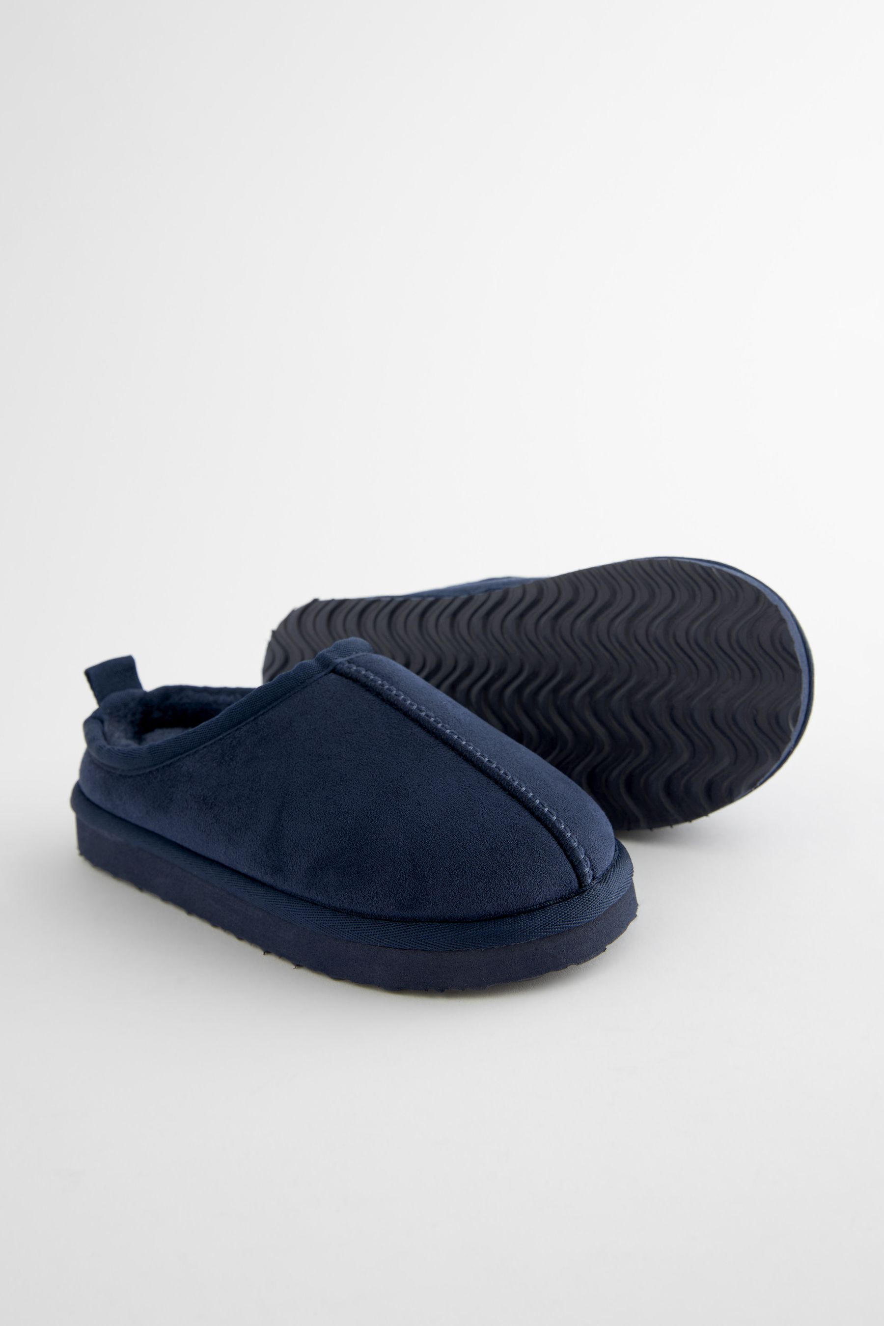 Buy Navy Blue Cosy Mules Slippers from Next United Arab Emirates