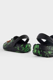 Black/Green Minecraft Marble Slipper Clogs - Image 3 of 5