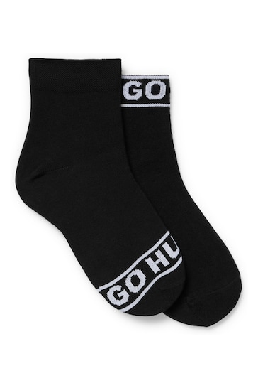 HUGO Logo Ankle 2 Pack Socks