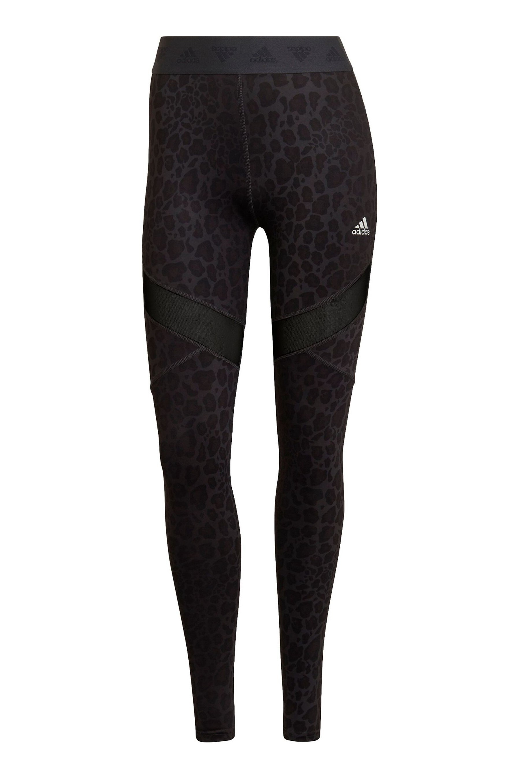 Buy adidas Black Train All Over Leopard Print Leggings from Next Germany