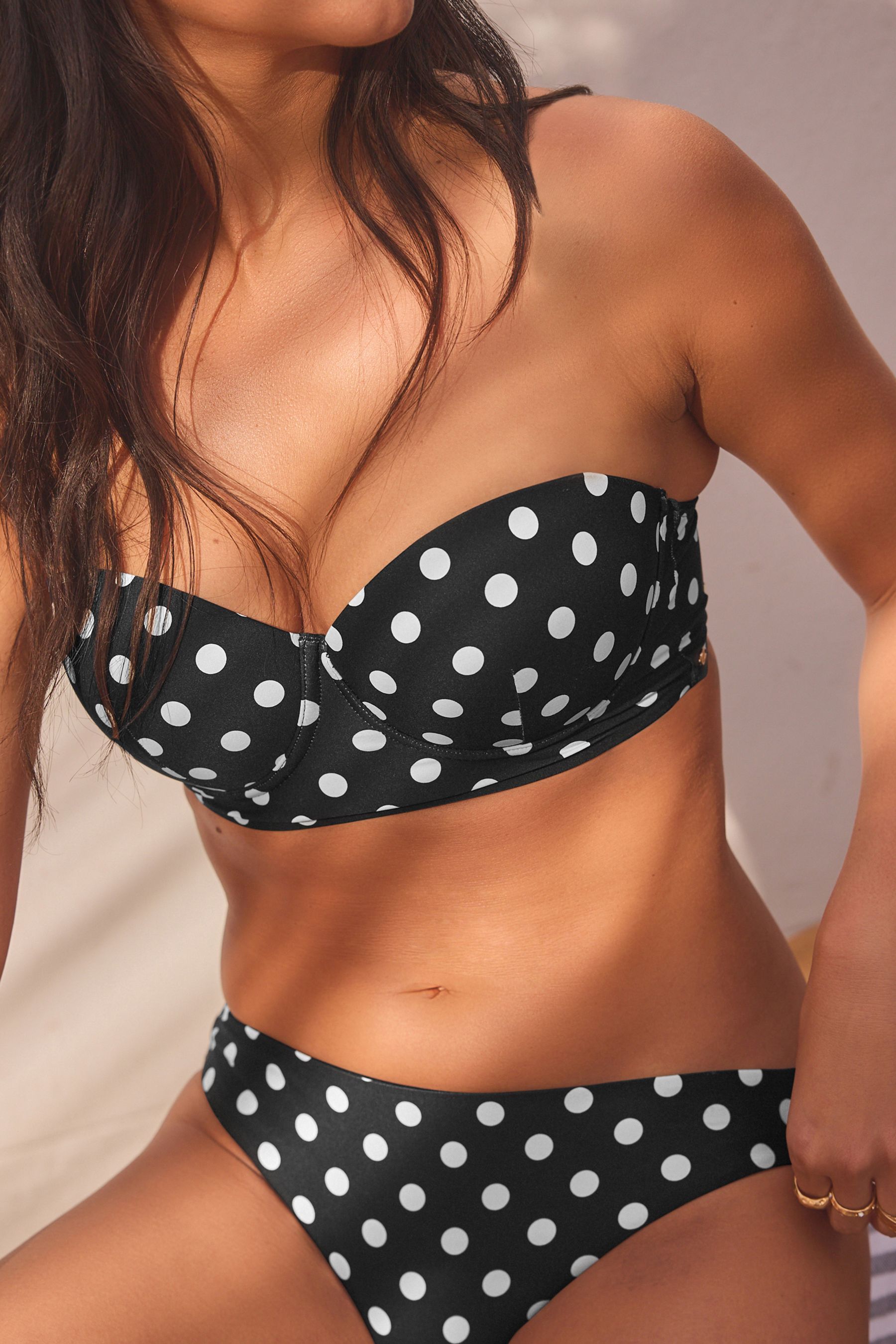 Polka dot swimsuit next discount