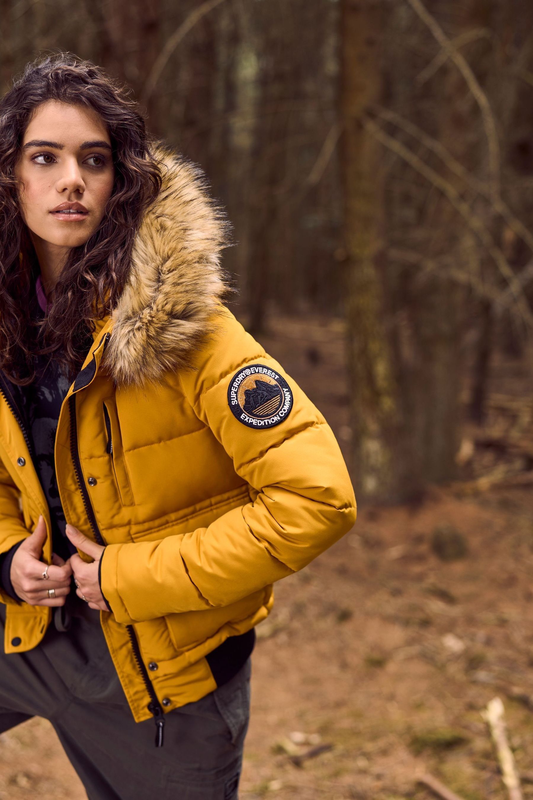 Buy Superdry Yellow Everest Bomber Jacket from Next Luxembourg