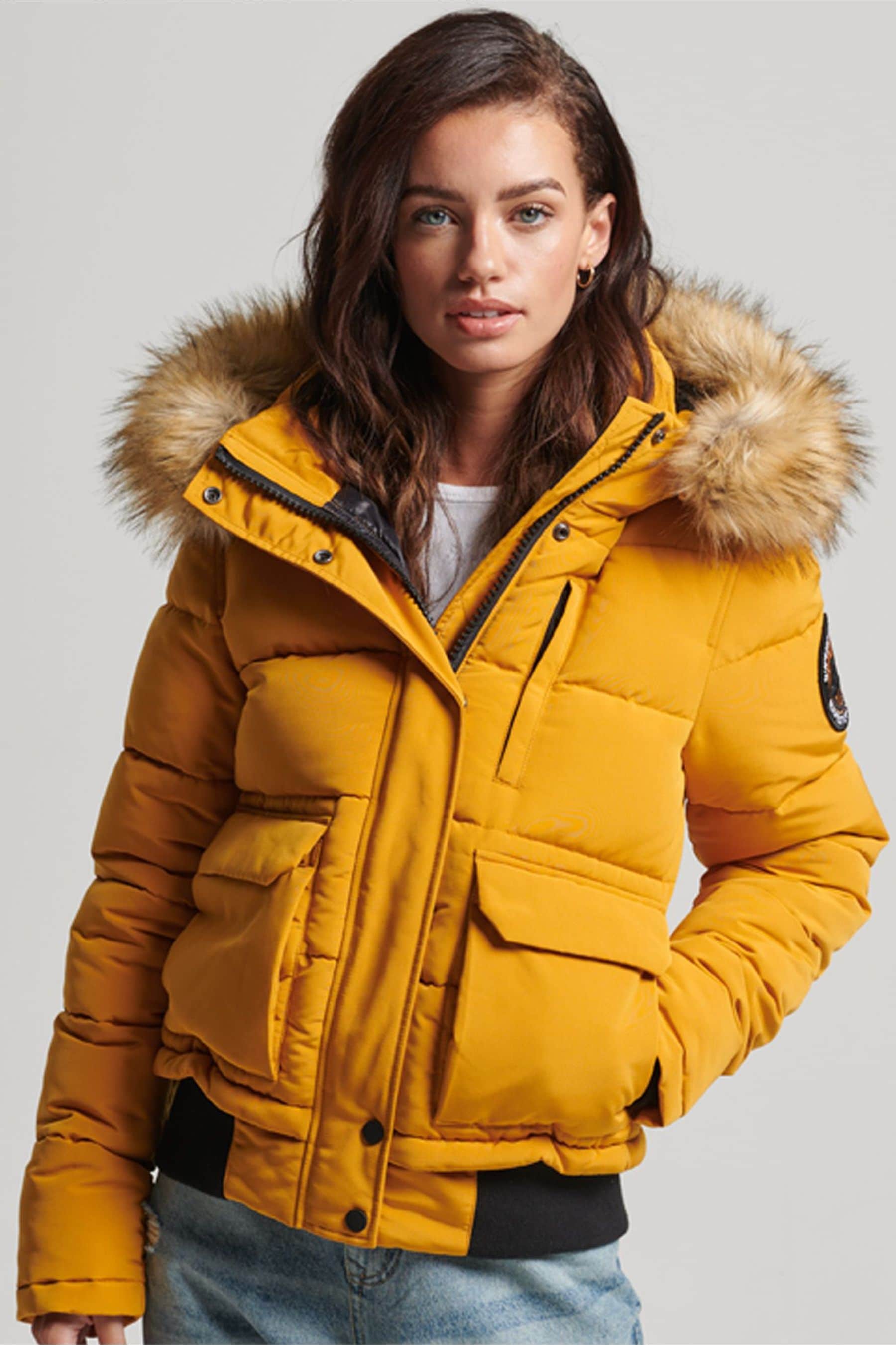 Buy Superdry Yellow Everest Bomber Jacket from Next Lithuania