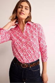 Boden Pink Sienna Cotton Shirt - Image 2 of 6
