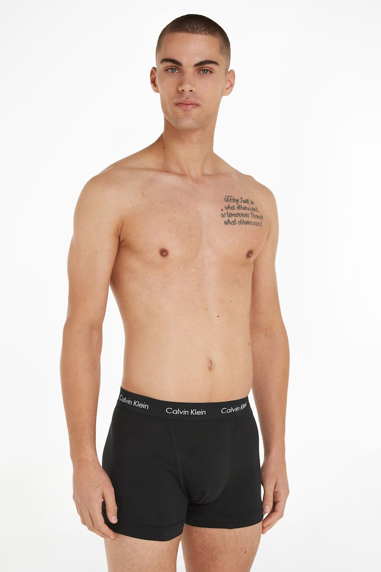 Calvin Klein Black Trunks 3 Pack - Image 2 of 6