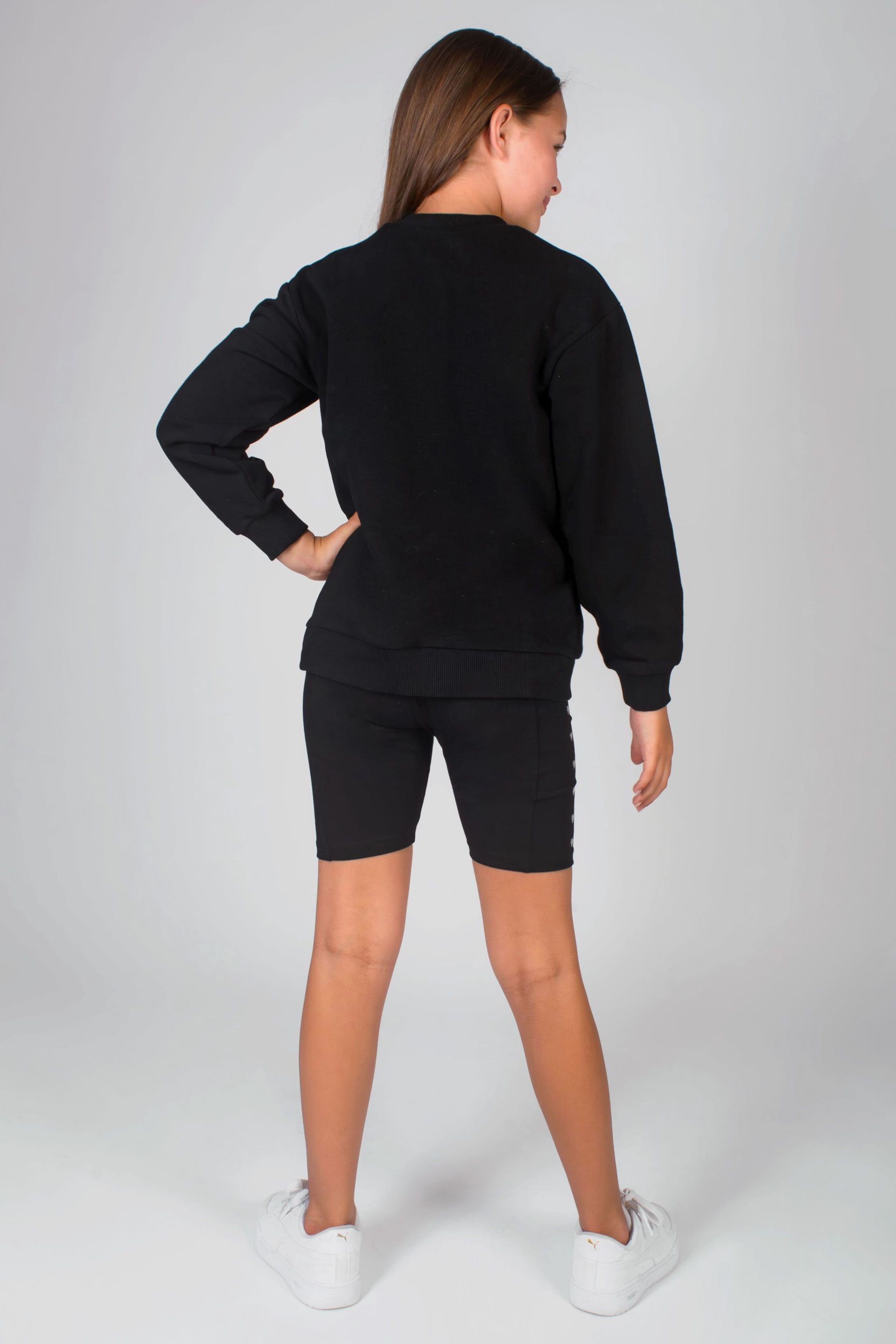 Pineapple Black Logo Girls Sweatshirt - Image 6 of 7