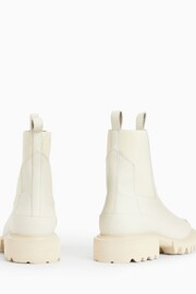AllSaints White Harlee Boots - Image 3 of 5
