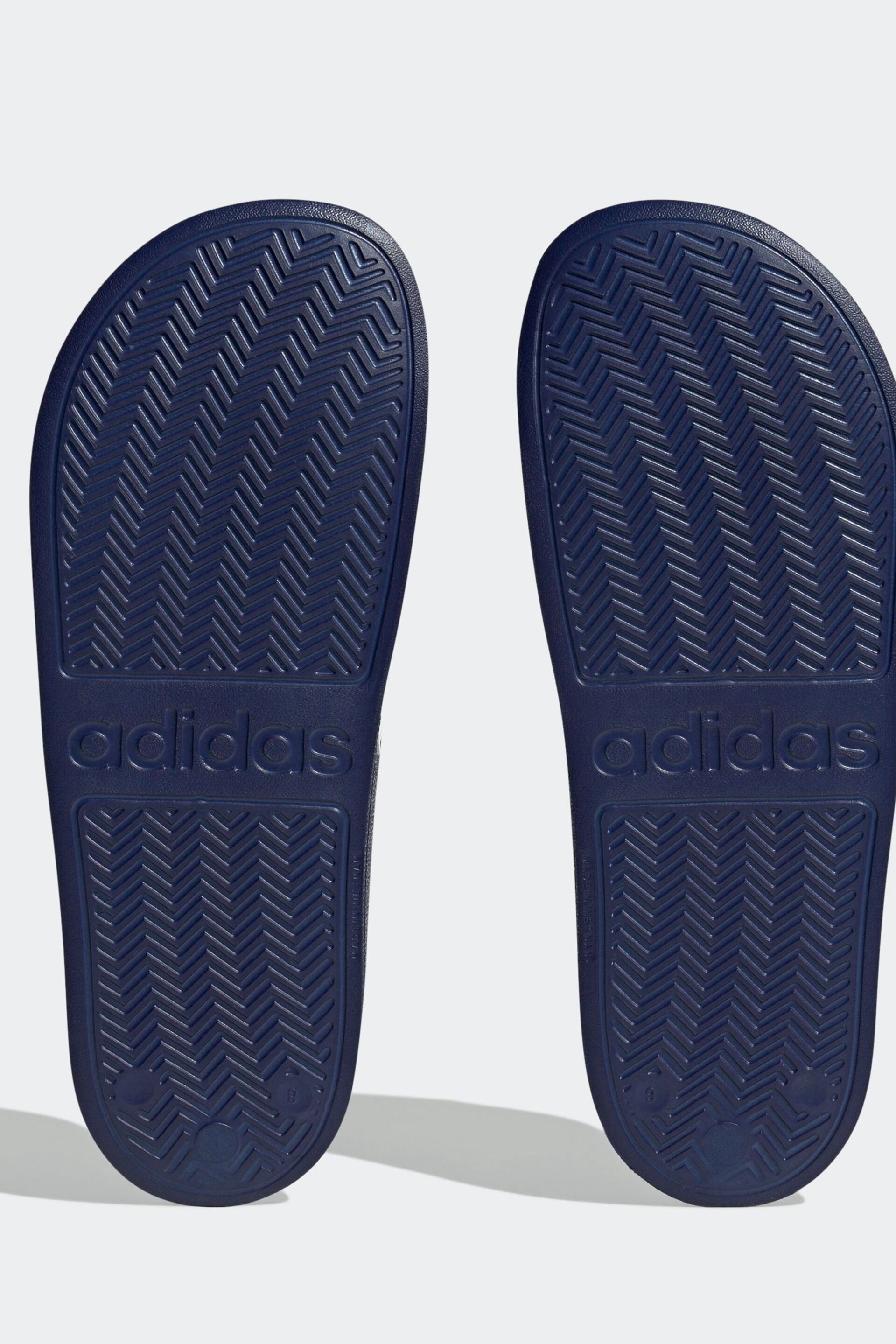 adidas White Sportswear Adilette Shower Slides - Image 7 of 9