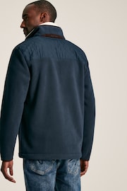 Joules Greenfield Navy Blue Full Zip Fleece Jacket - Image 2 of 7
