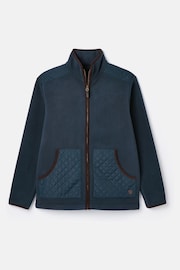 Joules Greenfield Navy Full Zip Fleece Jacket - Image 7 of 7