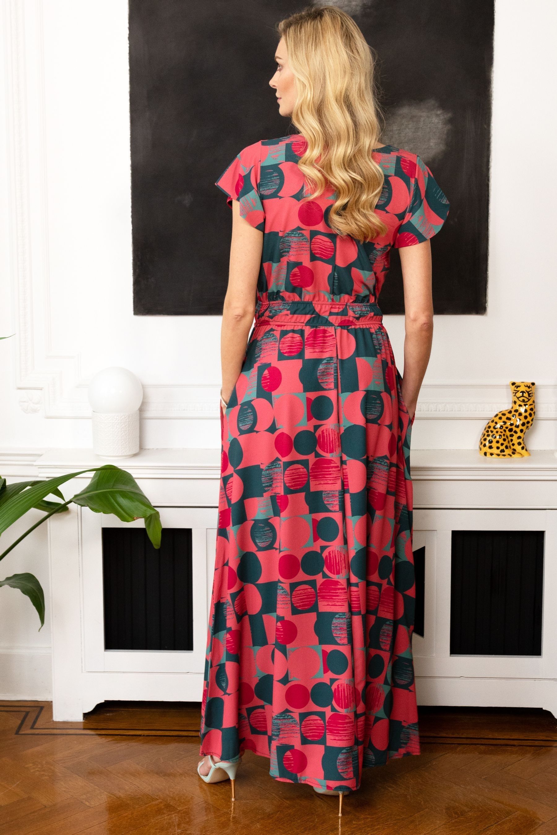 Buy HotSquash Pink Chiffon Wrap Top Maxi Dress from the Next UK