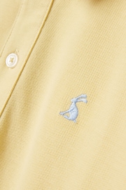 Joules Woody Yellow Pique Cotton Polo Shirt - Image 4 of 6