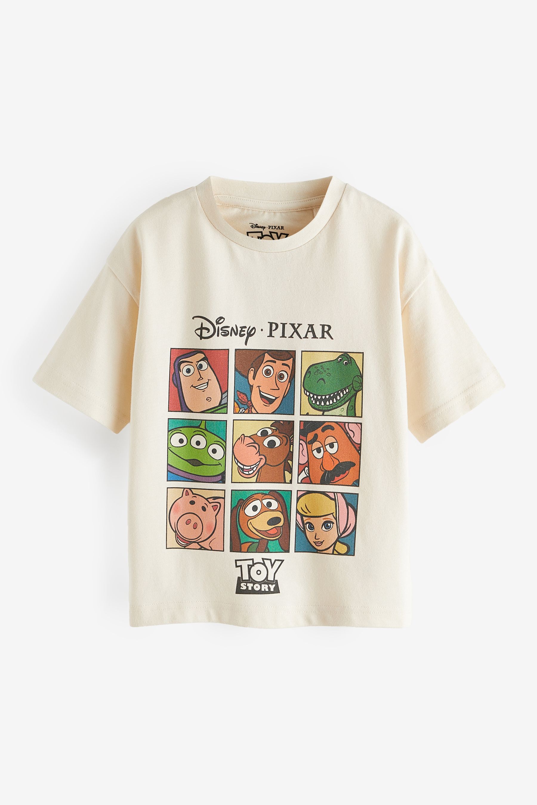 Buy Cream Toy Story Short Sleeve T Shirt 3mths 8yrs from the