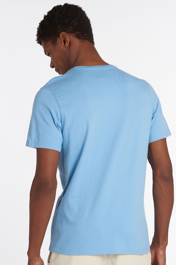 Barbour® Blue Mens Sports T-Shirt