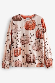 Animal Pumpkin Long Sleeve 100% Cotton Pyjamas - Image 6 of 8