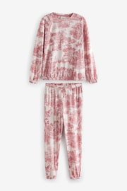 Pink Toile 100% Cotton Long Sleeve Pyjamas - Image 7 of 9