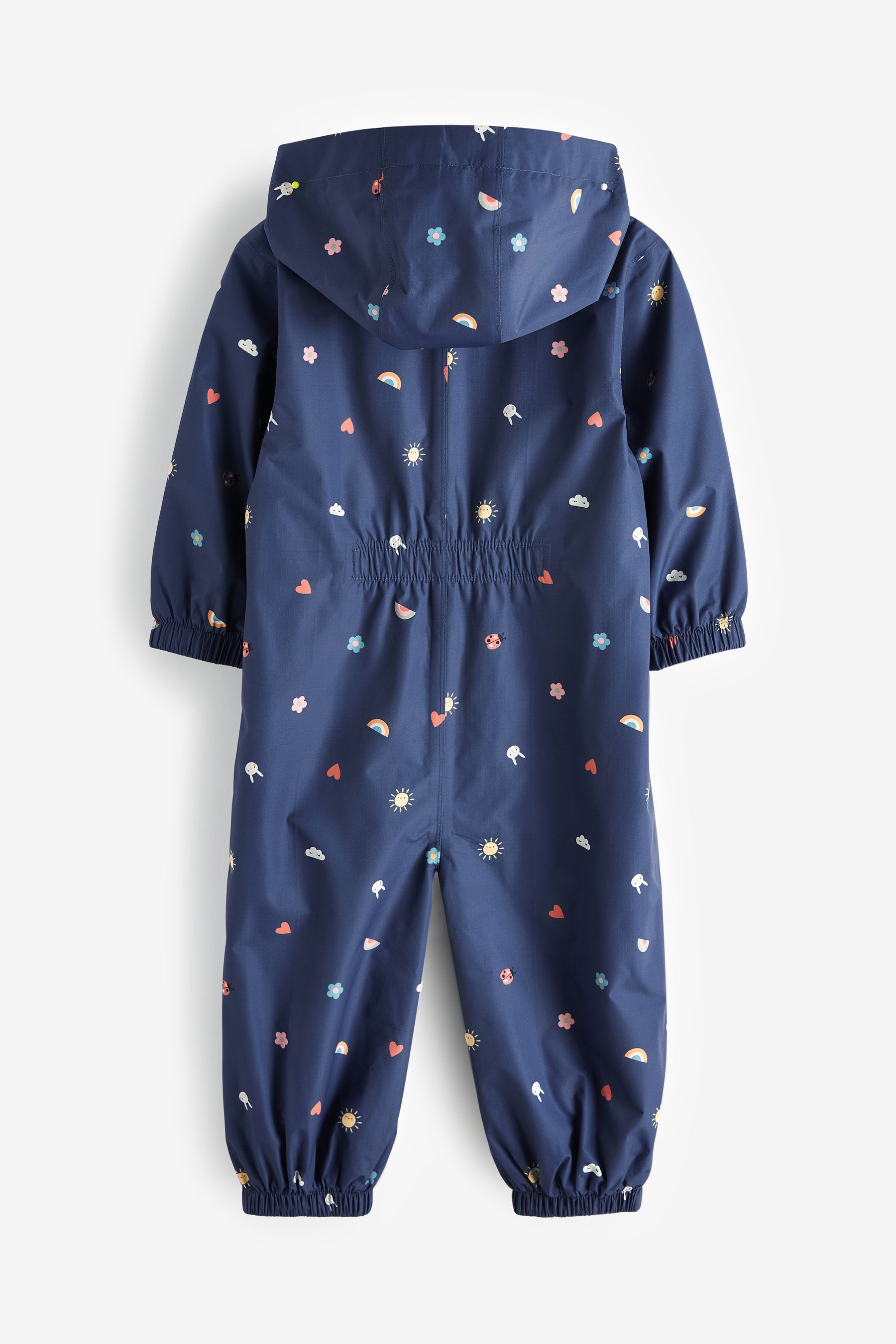 Buy Navy Lightweight Waterproof Fleece Lined Printed Puddlesuit 3mths 7yrs from Next Slovakia
