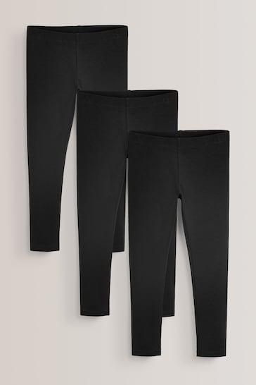 Buy Black Leggings 3 Pack (3-16yrs) from the Next UK online shop