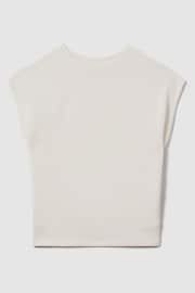 Reiss Ivory Joanna Modal Blend Co-Ord Sweatshirt - Image 2 of 7