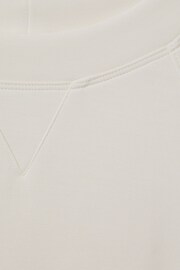Reiss Ivory Joanna Modal Blend Co-Ord Sweatshirt - Image 7 of 7
