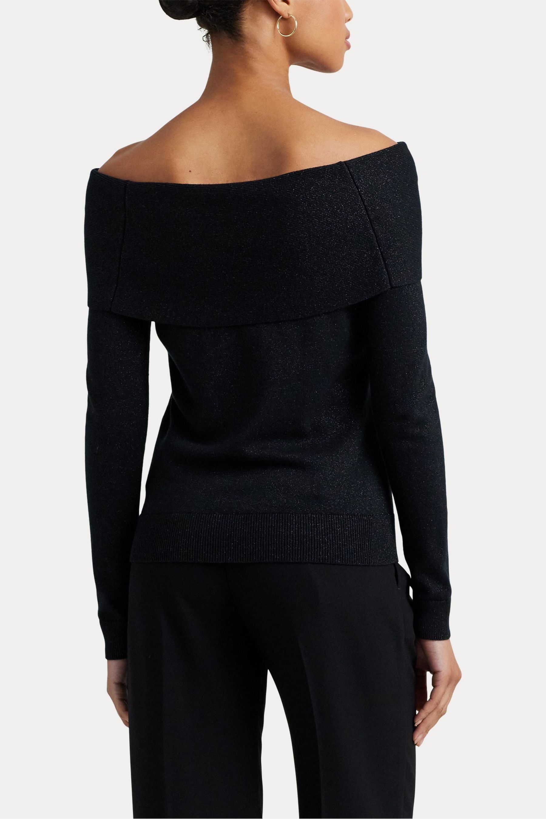 Twist front off the shoulder sweater discount