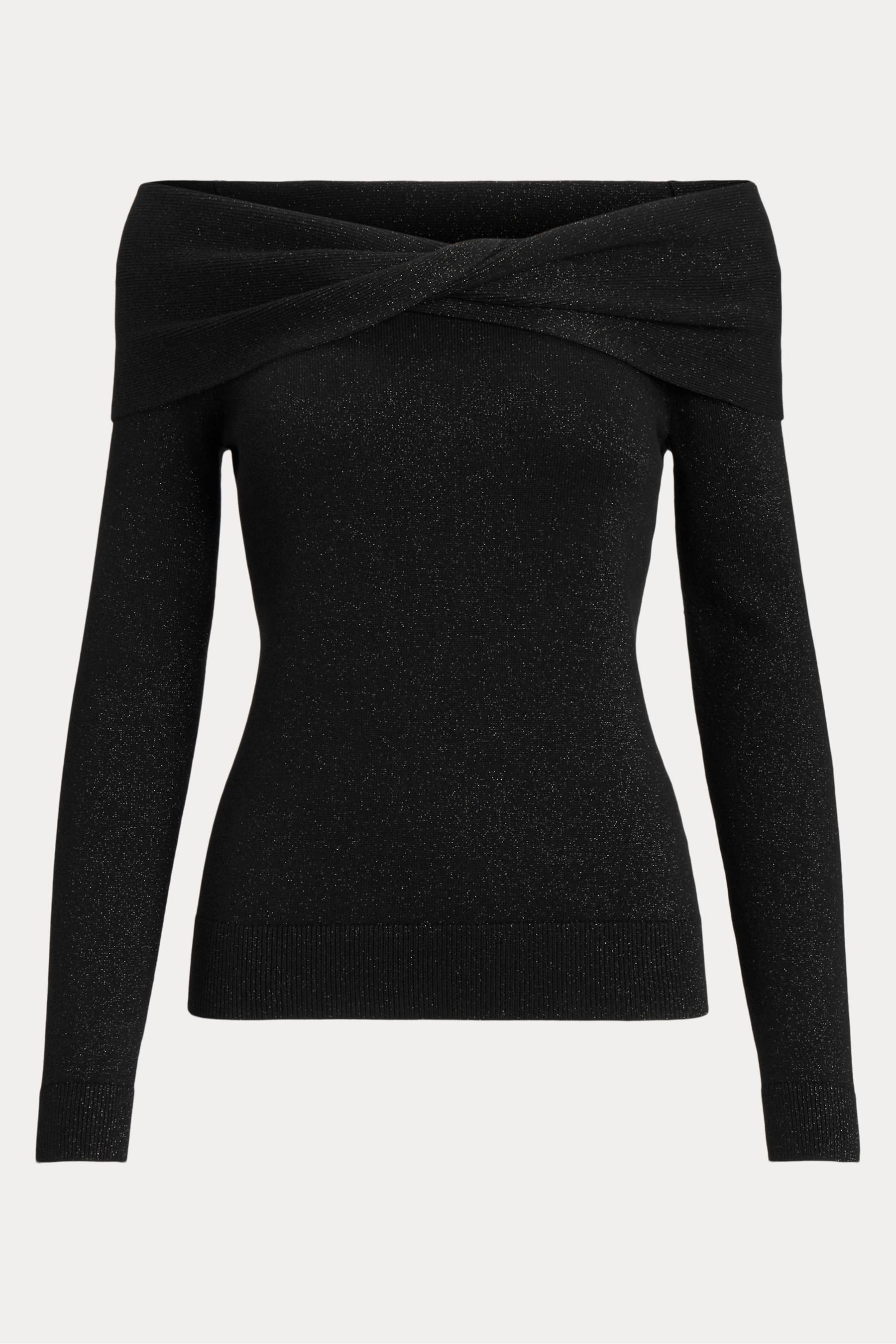 Twist front off the shoulder sweater outlet