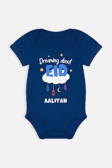 Personalised Dreaming About Eid Baby Bodysuit by Dollymix
