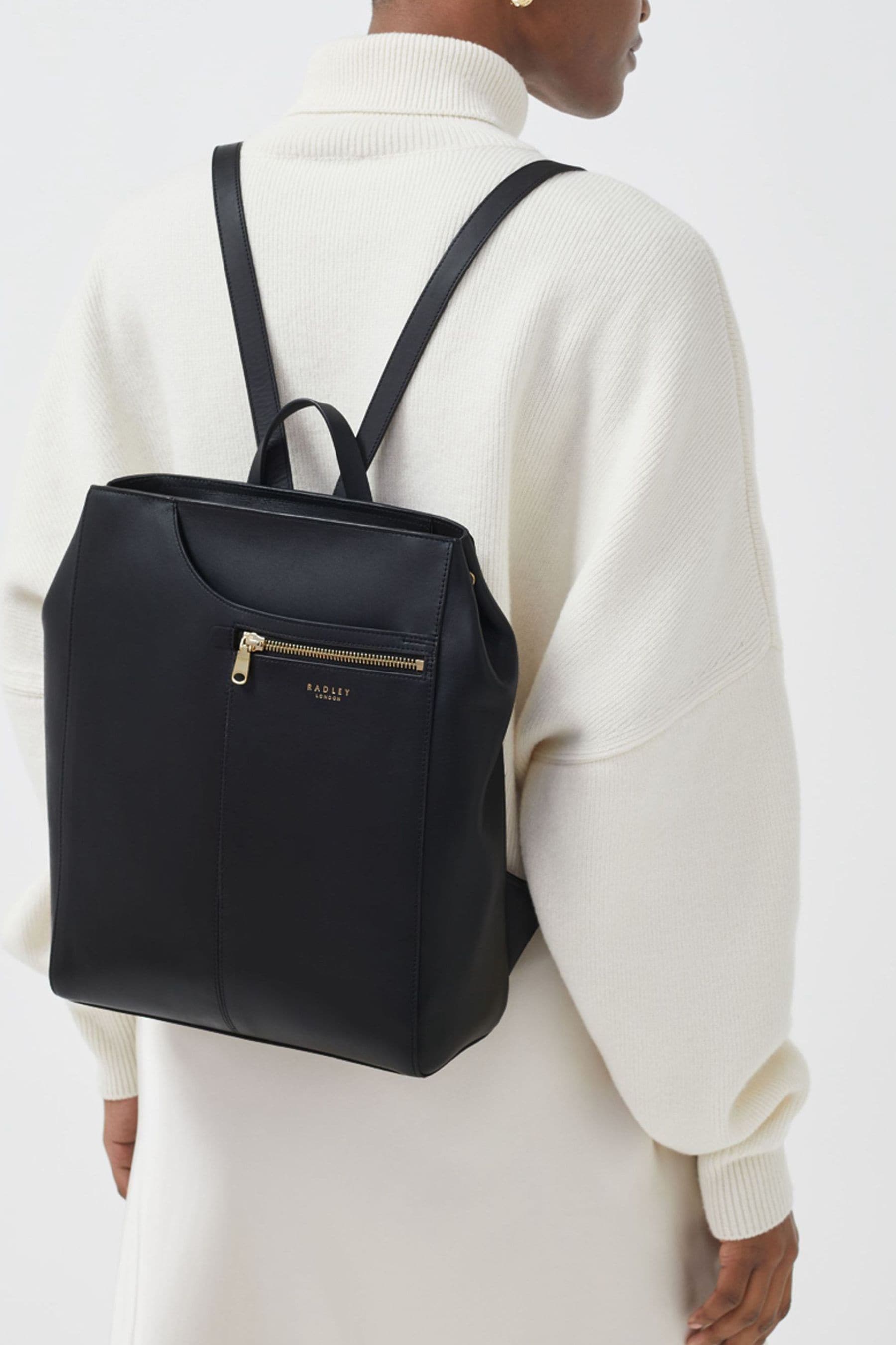 Radley flex large zip top backpack hobo bag new arrivals