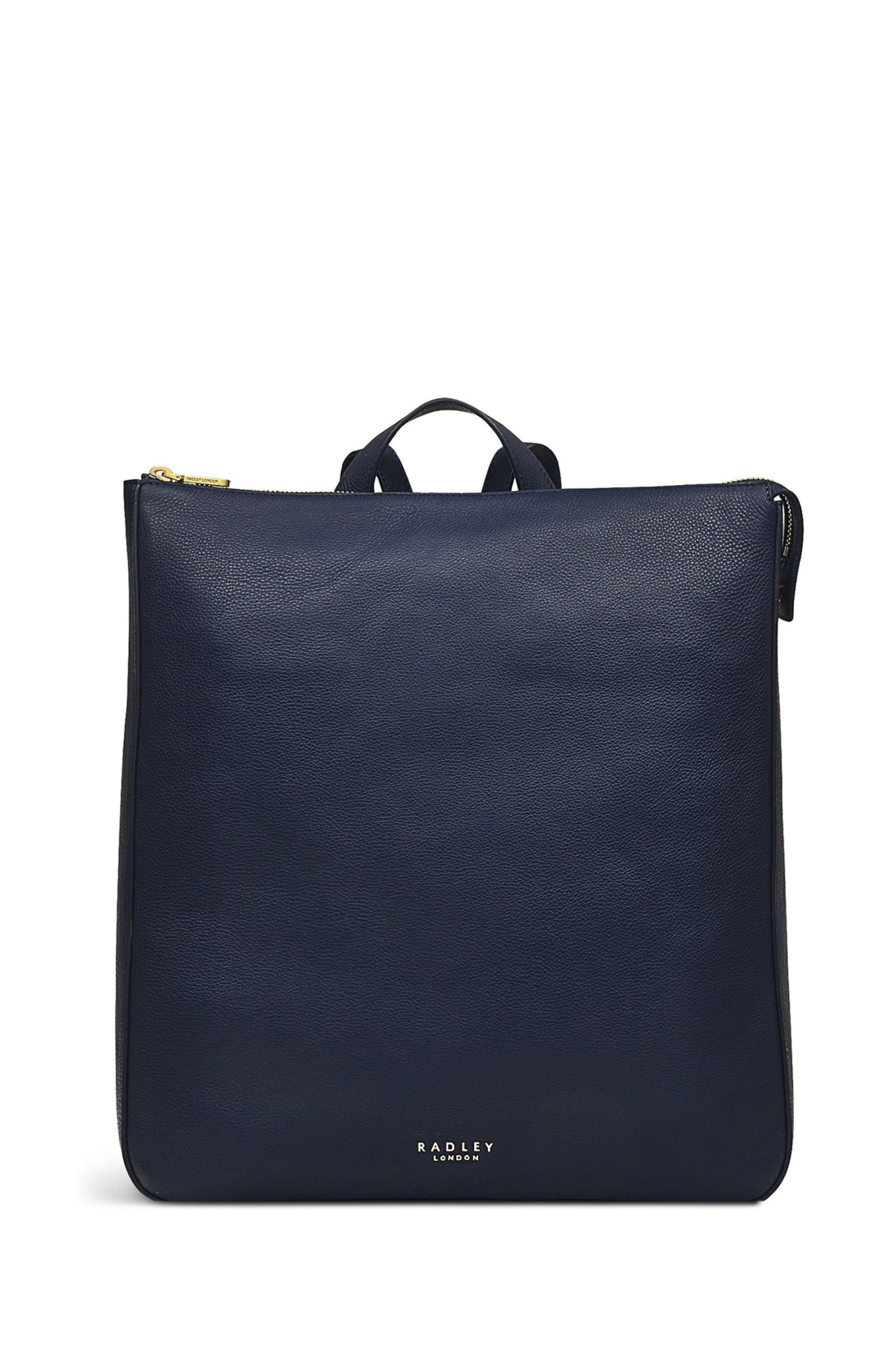 Radley London Blue Westwell Lane Medium Zip-Top Backpack - Image 2 of 5