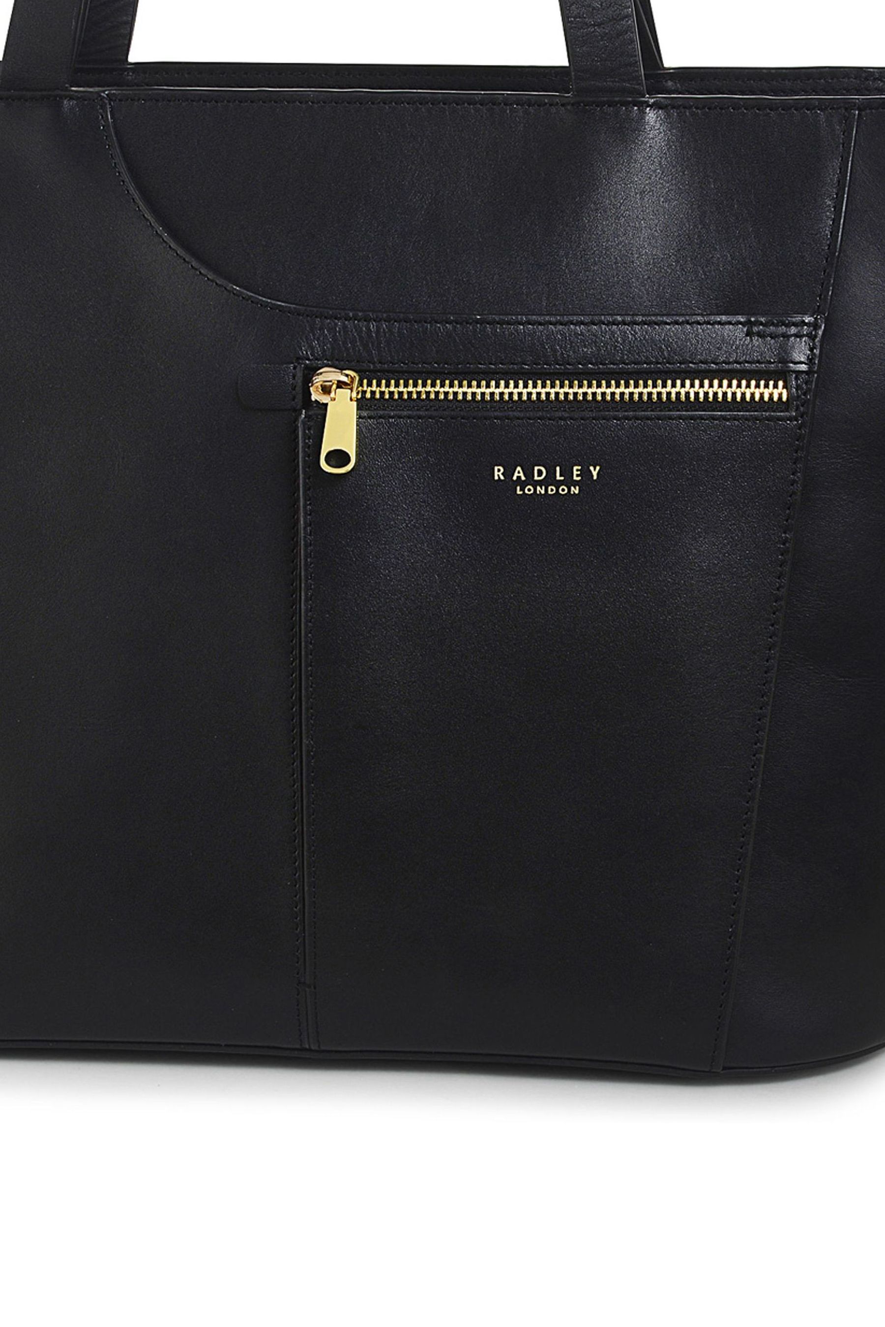 Radley London Black Pockets Icon Large Zi P Top Tote Bag