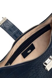 Radley London Blue Sloane Street Faux Croc Medium Zip Top Shoulder Bag - Image 5 of 5