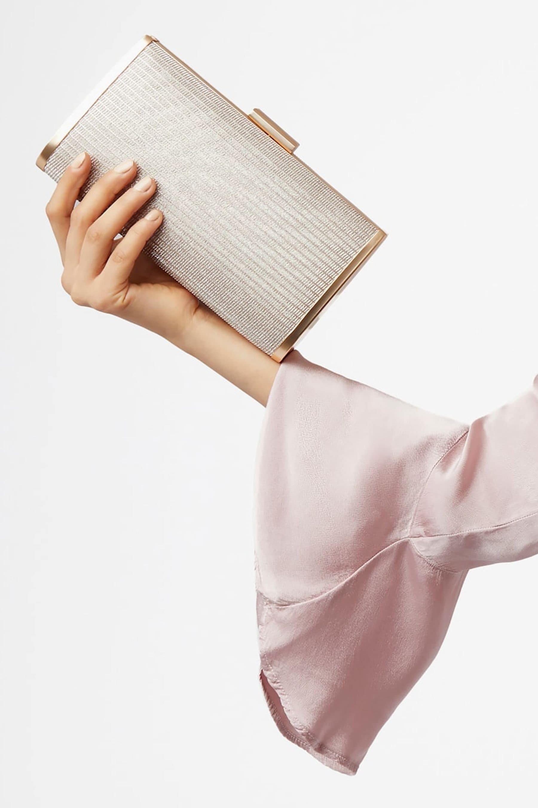 Dune rose shop gold bag