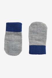 Navy/Blue/Grey Mittens 3 Pack (3mths-6yrs) - Image 4 of 4