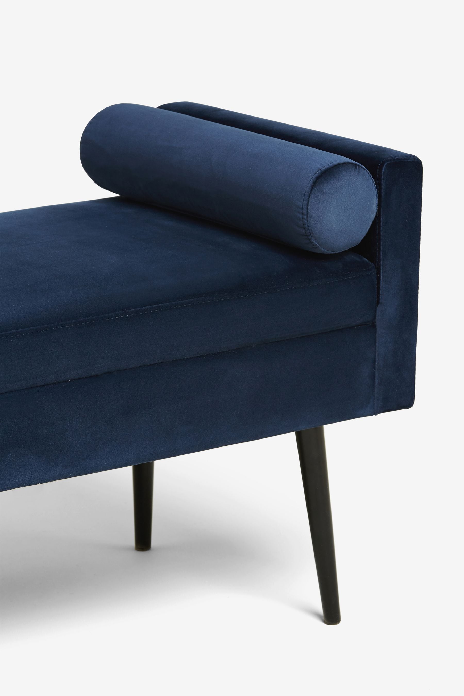 Navy store window seat