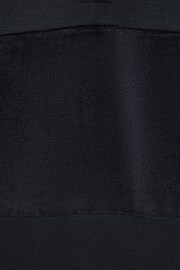 Reiss Navy Selin Senior Slim Fit Half-Zip Funnel Neck Velour Jumper - Image 4 of 6