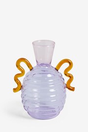 Multi Mini Wiggle Glass Bud Vase - Image 3 of 4