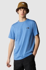 The North Face Blue Mens Simple Dome Short Sleeve T-Shirt - Image 1 of 3