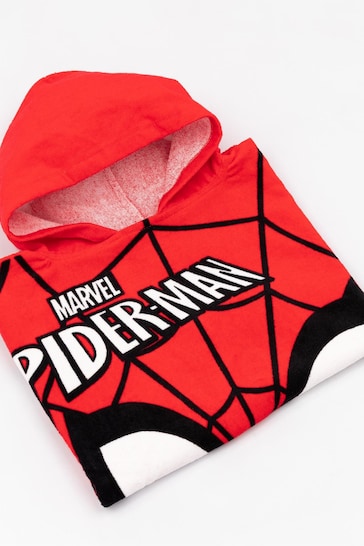 Vanilla Underground Red Spider-Man Character Towel Poncho