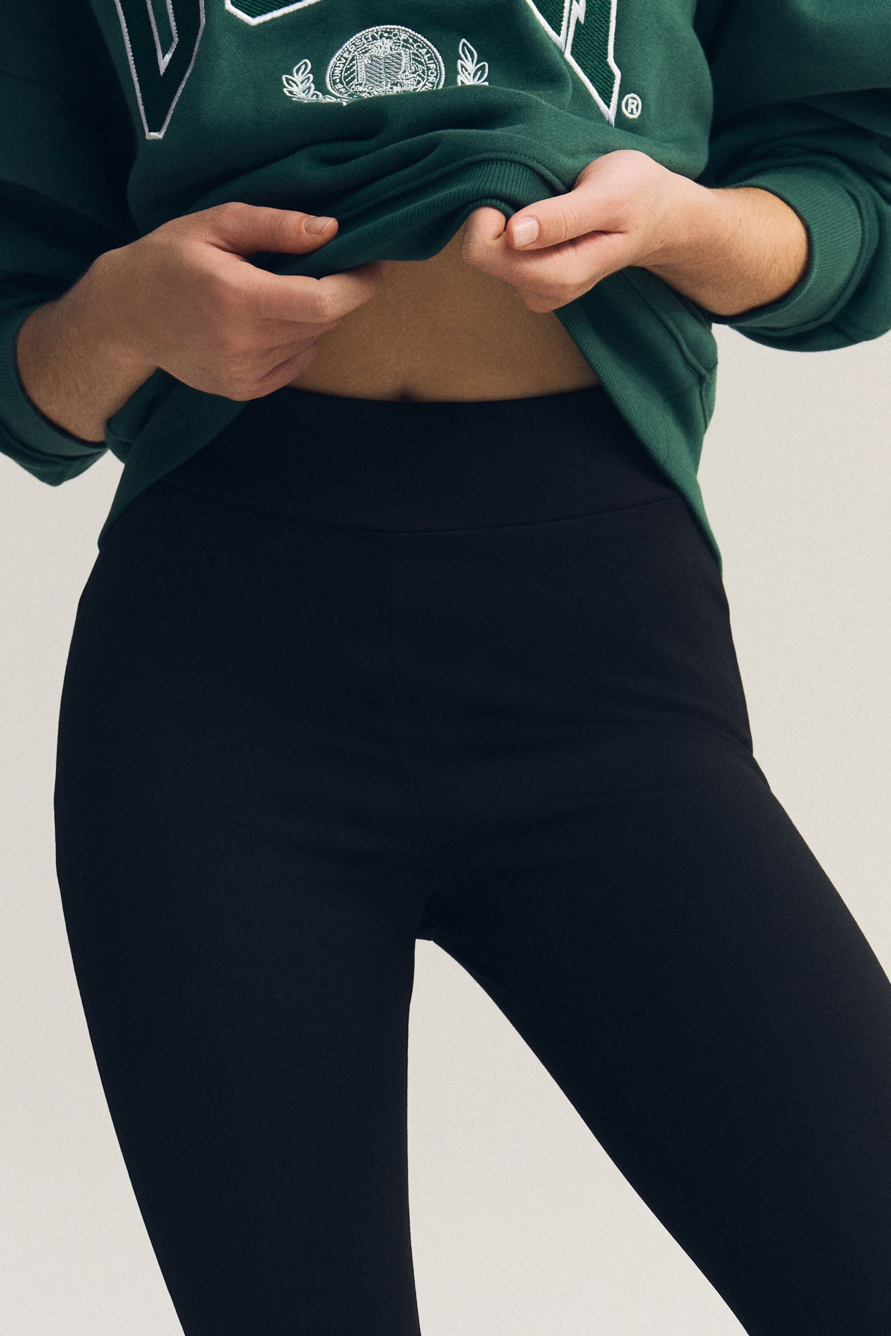 Black treggings on sale next