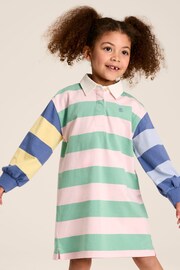 Joules Emmie Multi Striped Jersey Rugby Dress - Image 3 of 11