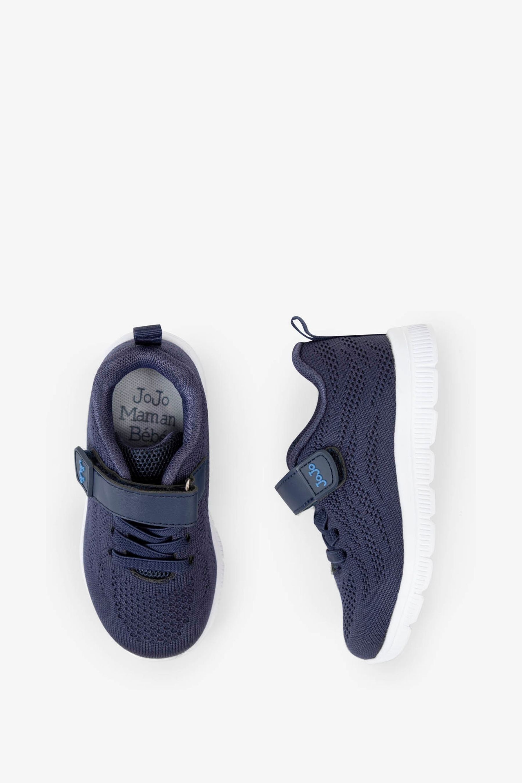 Buy JoJo Maman Bebe Navy Kids Riptape Trainers from the Next UK online shop